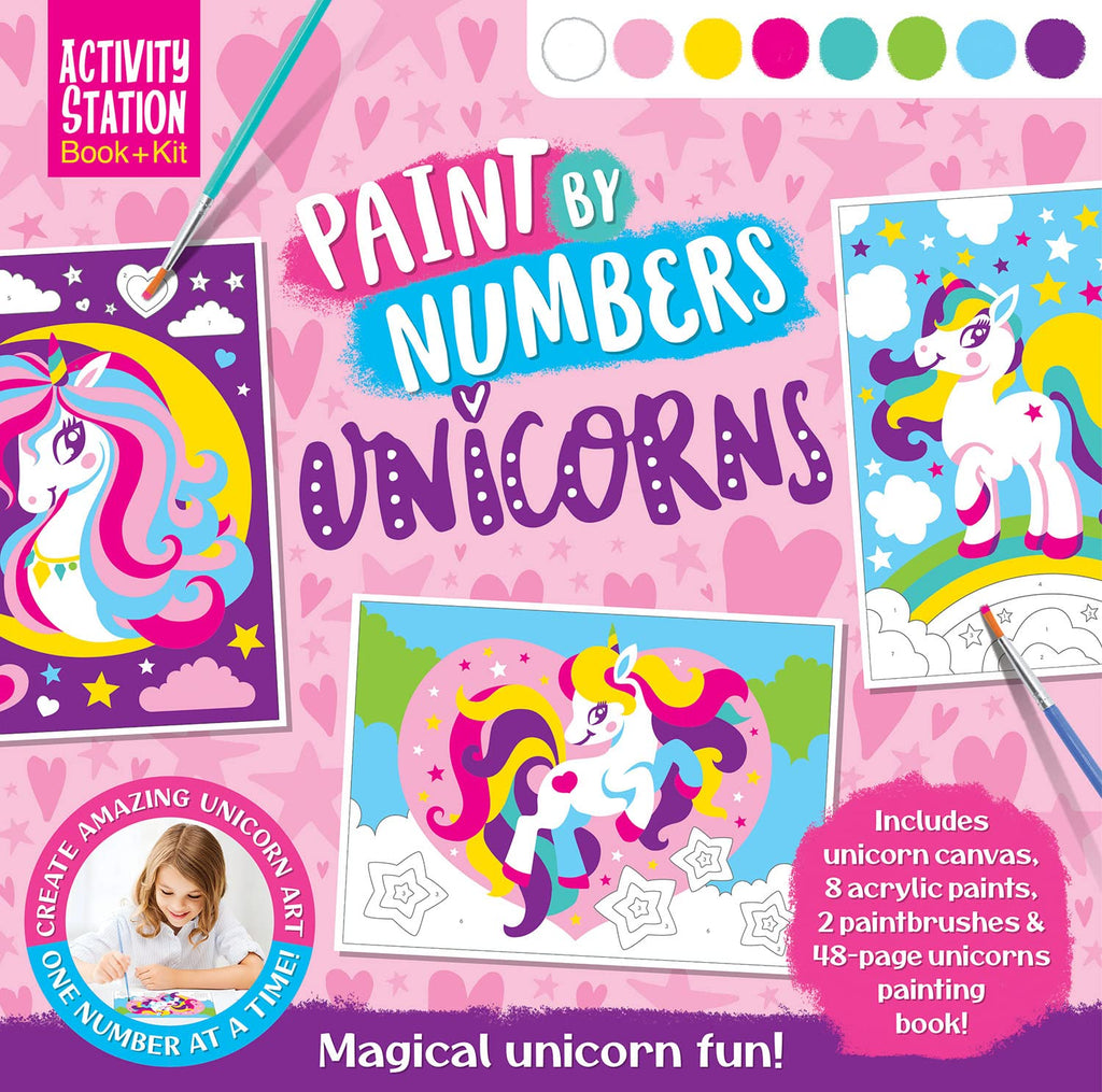 Paint by Numbers Unicorns (Paperback)