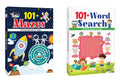 101+ Word Search and Mazes Activity Book for Kids : Kids Learning Workbook, Interactive Learning Book,Brain-Boosting Activity Book for Kids | Combo of 2 Books (Paperback)