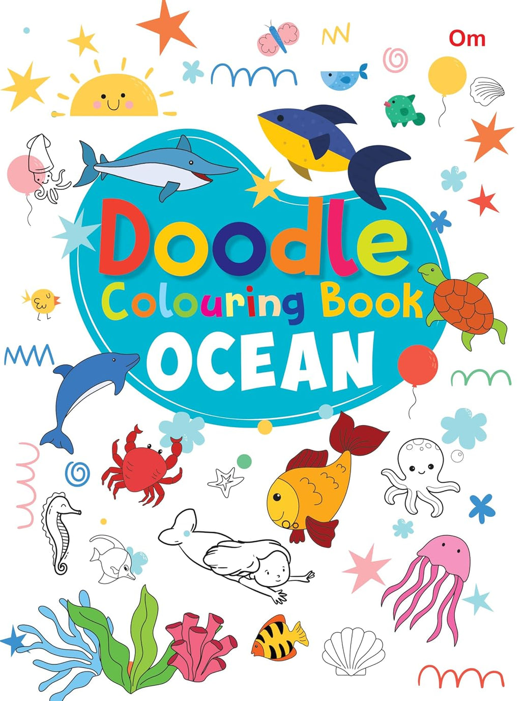 Colouring Book: Doodle Colouring Book Ocean (Paperback)