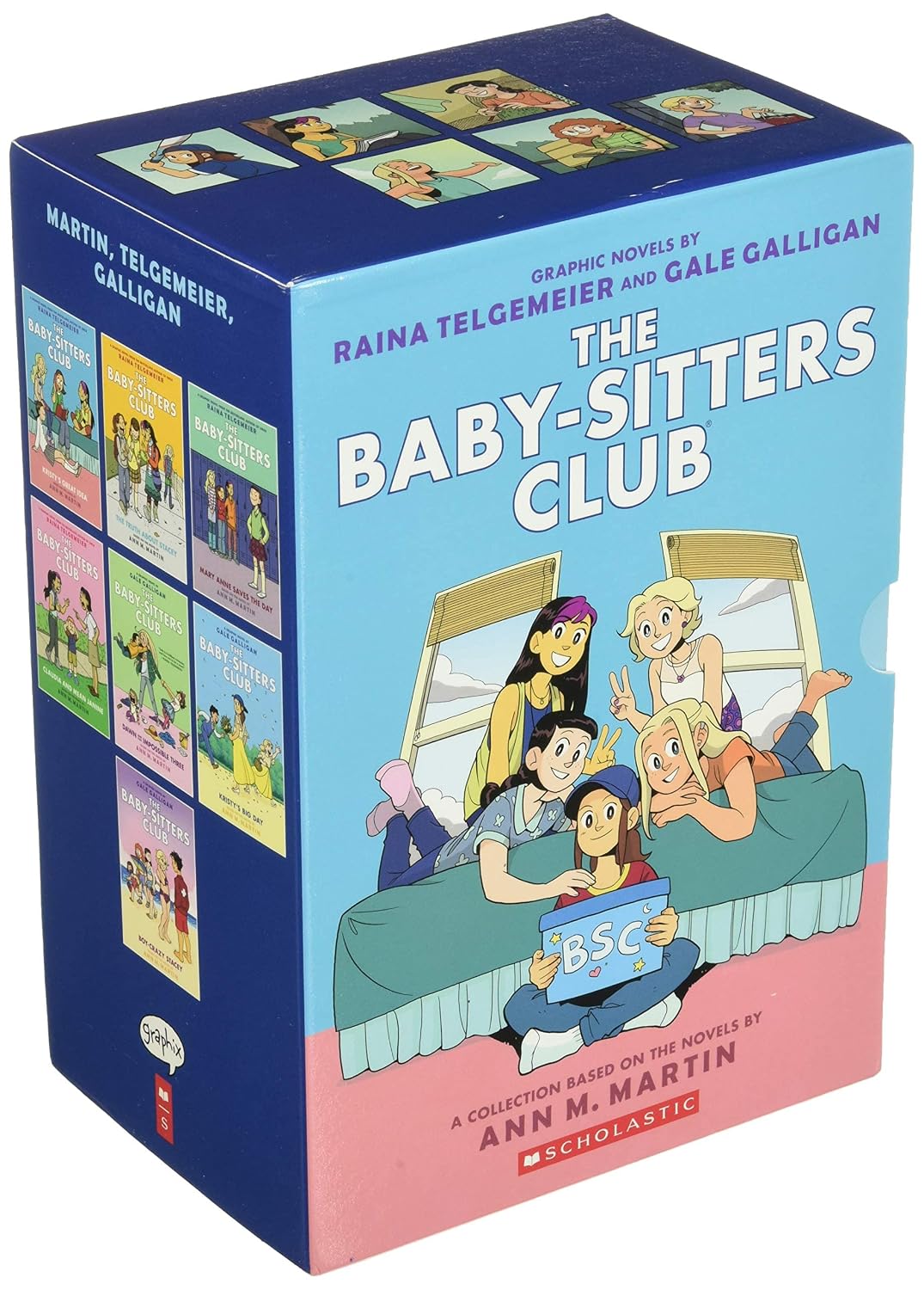 The Baby-Sitters Club Graphic Novel Box-set (1 to7): A Graphic Novel Collection: Full-Color Edition (Product Bundle)