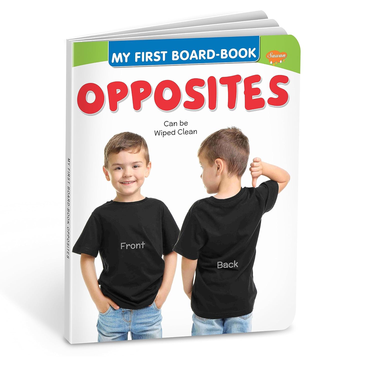 My First Board Books Opposites | Big Size Board Book For Kids By Sawan (Hardcover)