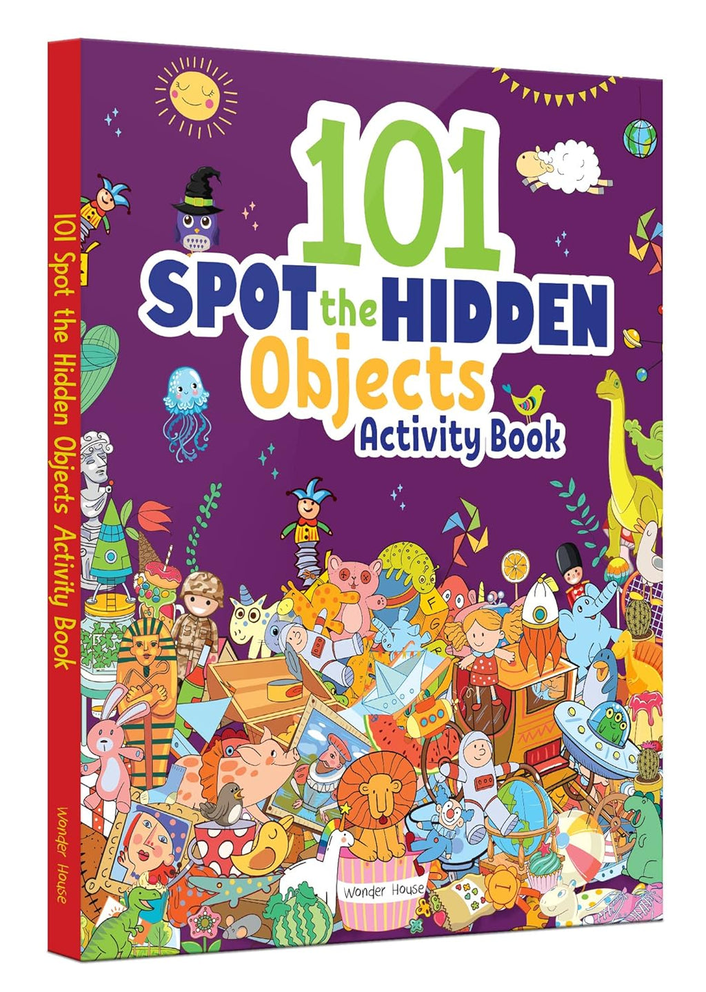 101 Spot the Hidden Objects Activity Book Boost Focus, Visual Discrimination & Observation Skills | Fun and Engaging Puzzles with Thematic Scenes | Ages 4–8 | 2 Hours of Screen-Free Brain-Boosting Fun (Paperback)