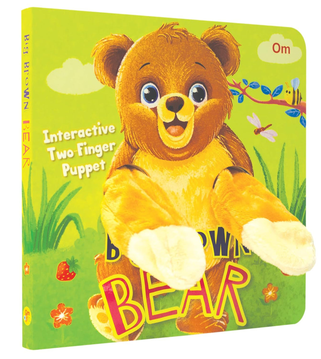 Big Brown Bear Finger Puppet Book for Children: Animal Finger Puppet Board Book for Babies | Fun Interactive Bear Toy Book | Touch and Play Story | Animal-Themed Picture Book for Kids (Board book)