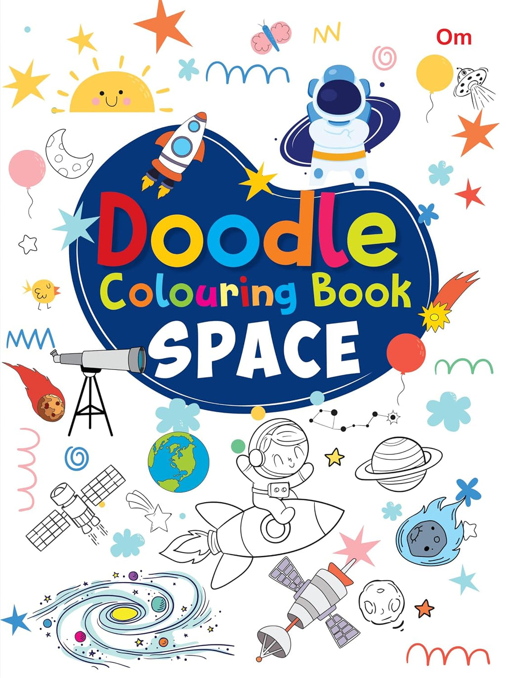 Colouring Book: Doodle Colouring Book Space (Paperback)