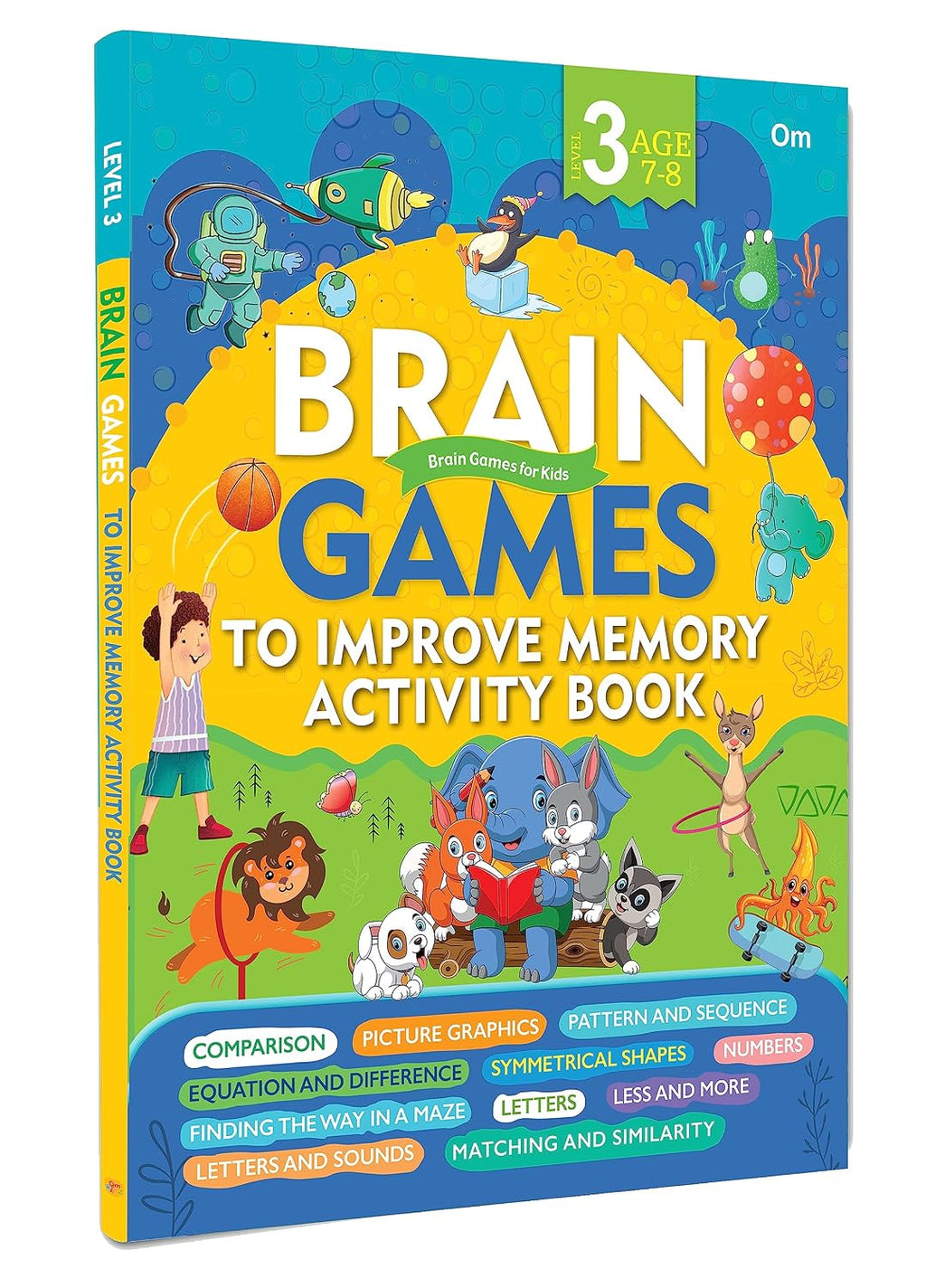 Brain Games Activity Book for Kids: 100+ Fun Activities for Ages 7–8 | Boost Thinking with Fun Puzzles, Mazes, Word Games, Logic Fun & More | Enhance Your Child’s Mind Power | Learning Activities for  (Paperback)