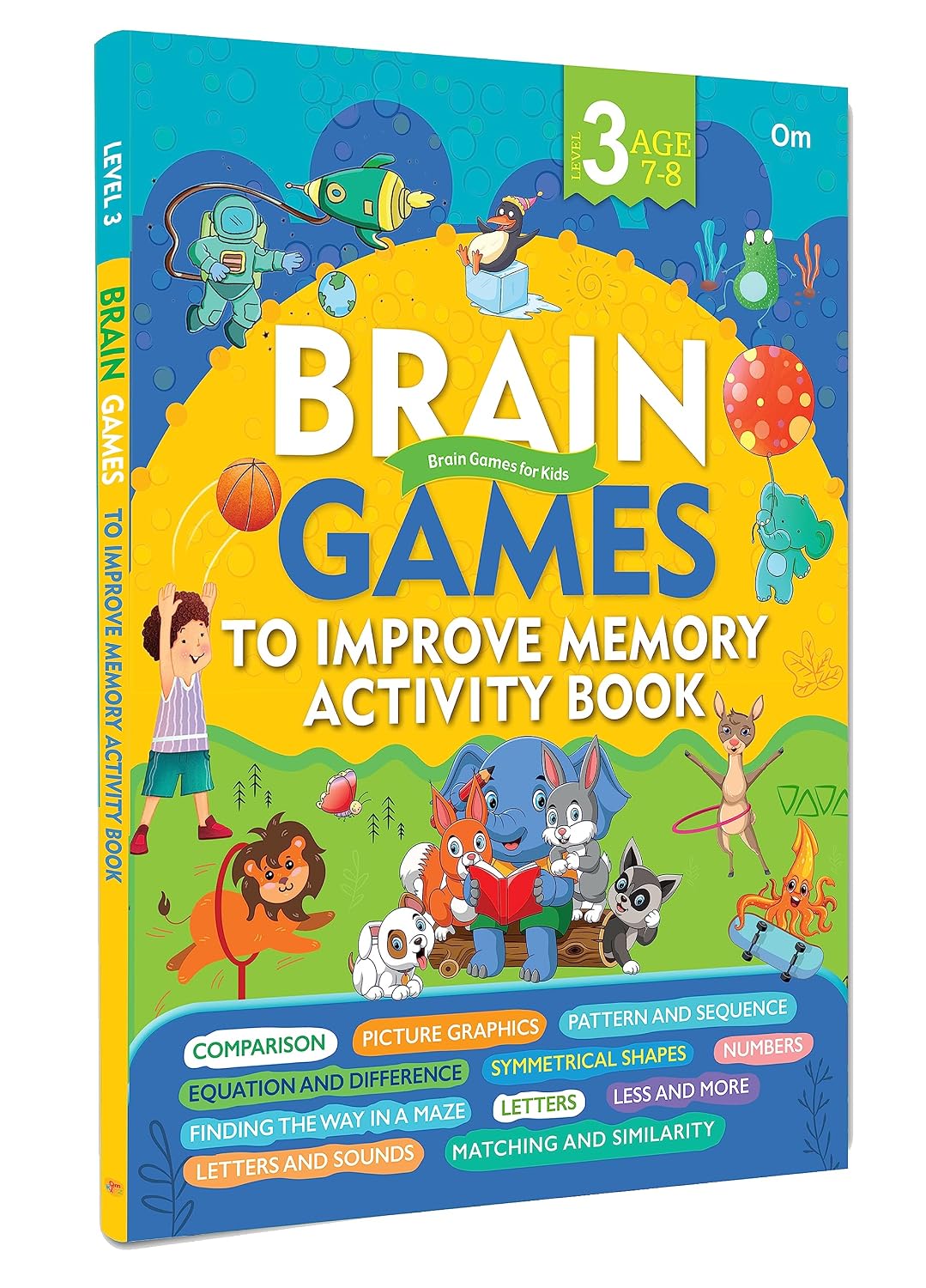 Brain Games Activity Book for Kids: 100+ Fun Activities for Ages 7–8 | Boost Thinking with Fun Puzzles, Mazes, Word Games, Logic Fun & More | Enhance Your Child’s Mind Power | Learning Activities for  (Paperback)