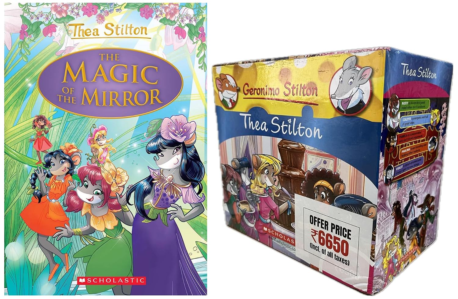 Thea Stilton [Paperback] GERONIMO STILTON & Thea Stilton Special Edition #9: The Magic of the Mirror (Product Bundle)