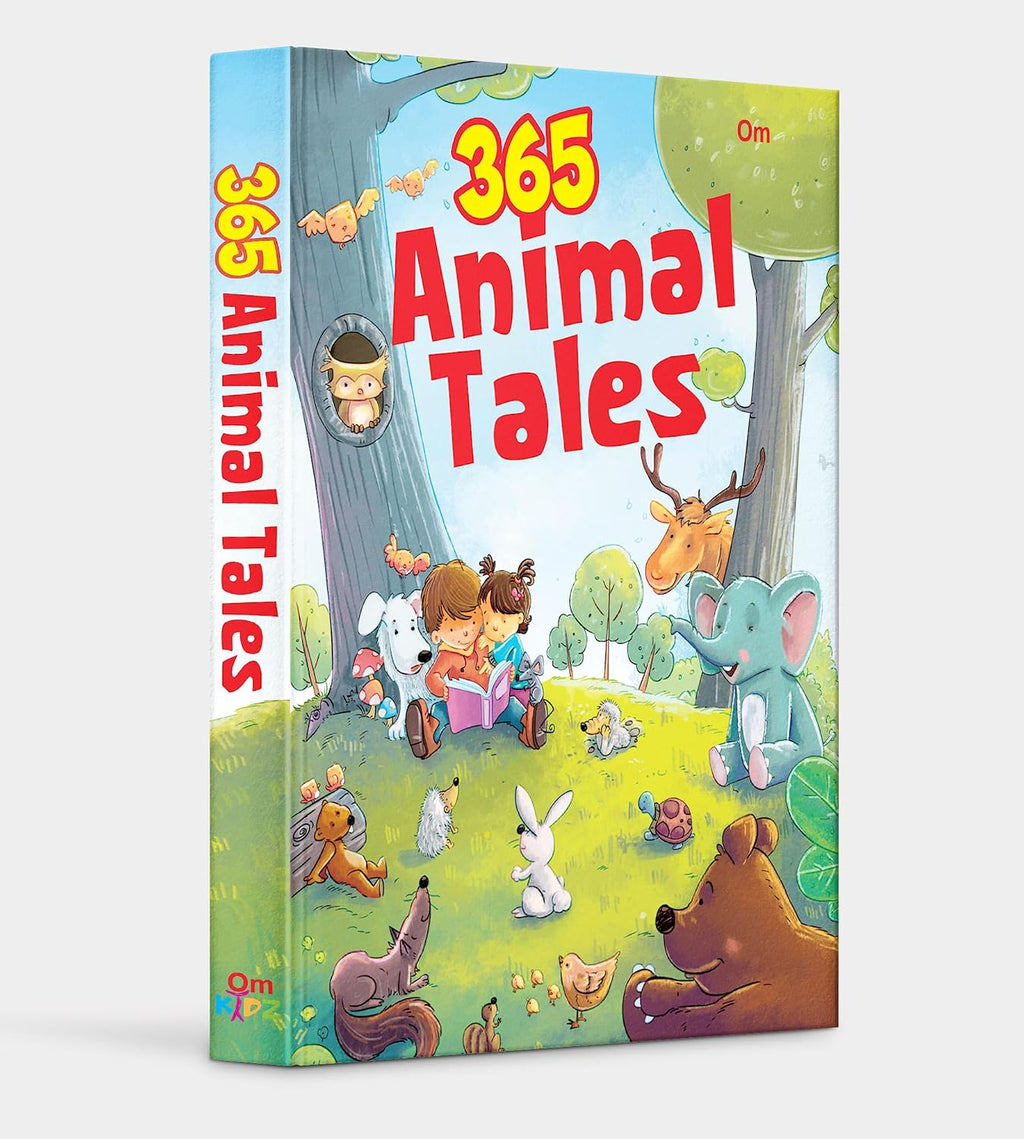 365 Animal Tales: Fun & Heartwarming Stories for Kids | Moral Stories with Jungle Adventures & Talking Animals | Bedtime Storybook for Children | Illustrated Gift Book for Ages 8+ (Hardcover)