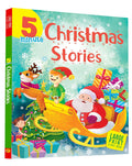 5 Minute Christmas Stories for Children: Heartwarming Holiday Tales for Kids | Fun & Short Read-Aloud Stories for Christmas Eve | Cheerful Bedtime ... - Large Print (Large Print Story books) (Hardcover)