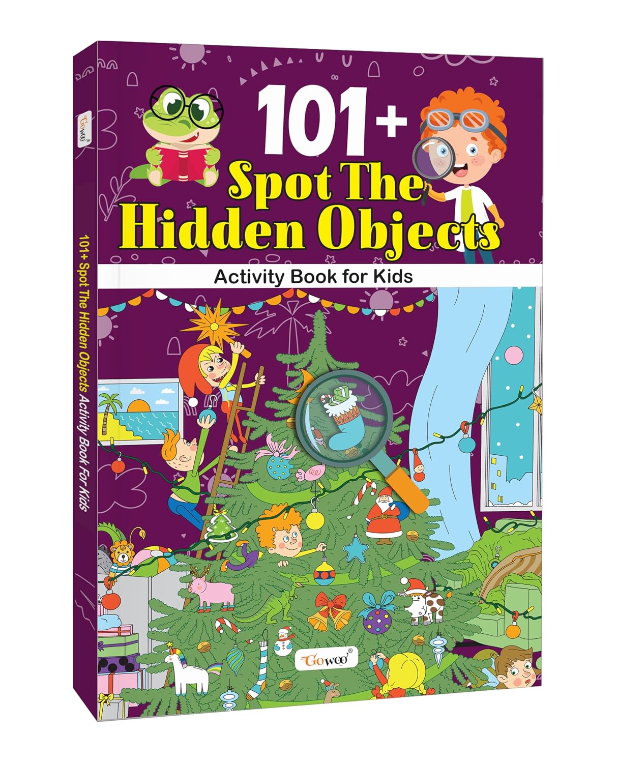 101+ Spot the Hidden Objects Activity Book for Kids : Early learning Educational Workbook, Puzzle Activity Book for Kids , Brain-Boosting Activities (Paperback)