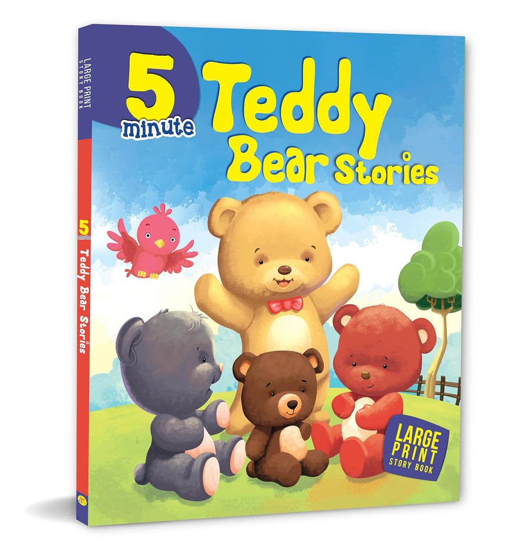 5 Minute Teddy Bear Stories for Children: Heartwarming Collection of Short Tales for Kids | Sweet Adventures of Teddy Bears & Friends | Fun Read-Aloud ... Tales - Large Print (Large Print Story Book) (Paperback)