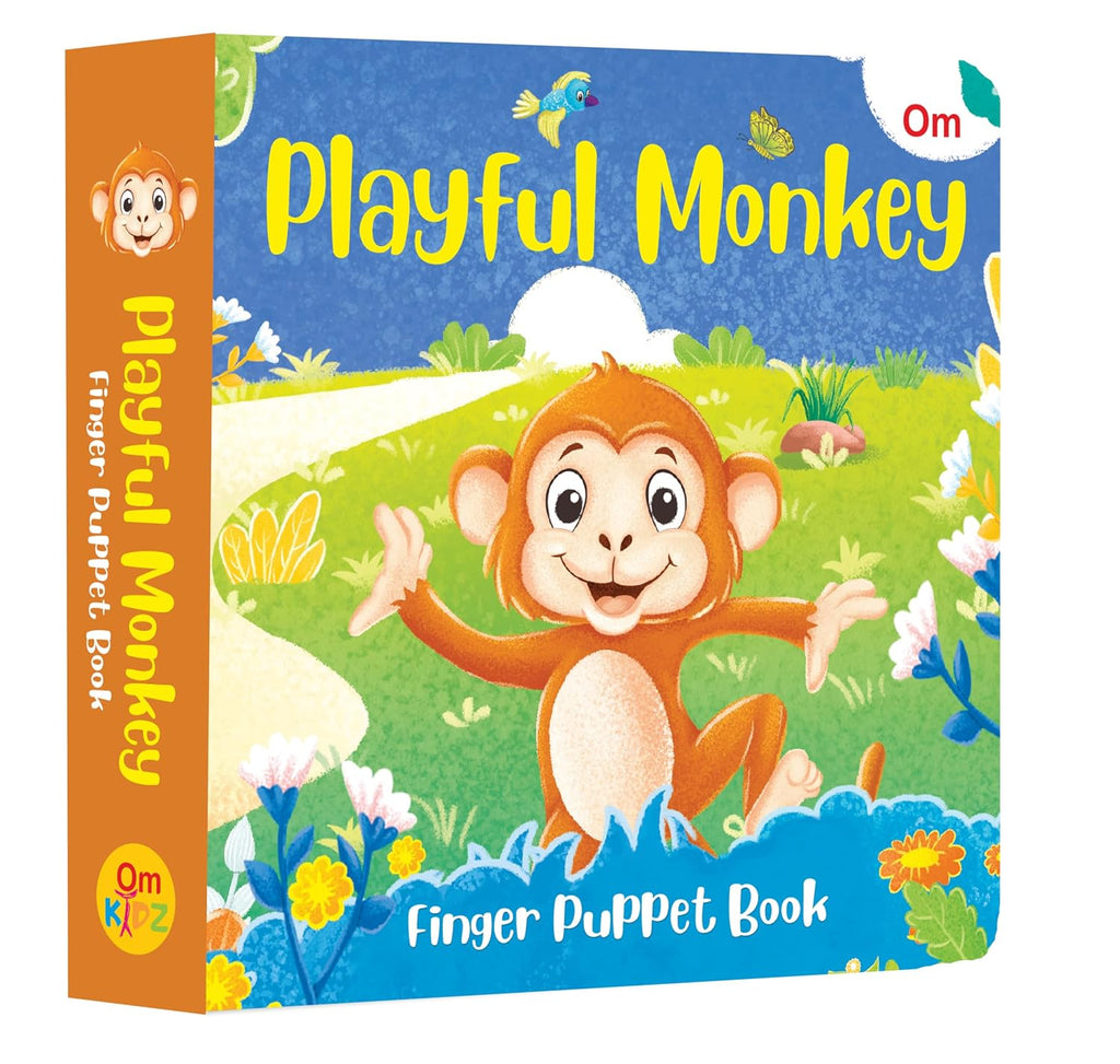 Playful Monkey Finger Puppet Book - Fun Activities Board books for Kids – Picture Book (Board book)