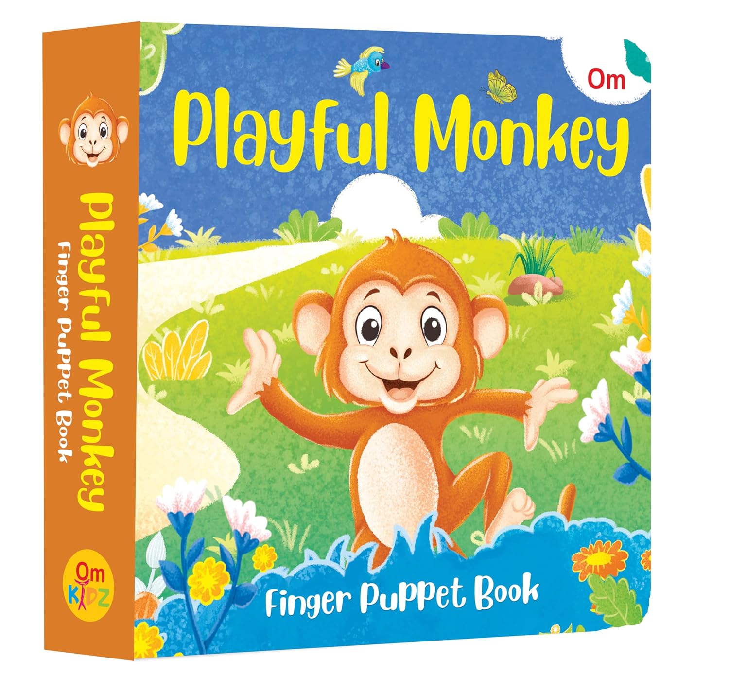 Playful Monkey Finger Puppet Book - Fun Activities Board books for Kids – Picture Book (Board book)