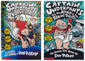 Captain Underpants and the Preposterous Plight of the Purple Potty People: 8 & Captain Underpants and the Attack of the Talking Toilets: 2 Captain Underpants and Dav Pilkey (Product Bundle)