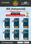 Cengage Physics Combo for JEE Advanced: Mechanics I & II + Waves + Electrostatics + Magnetism + Optics Set of 6 Books with Chapterwise Concept Videos & Online Assessments (Paperback)