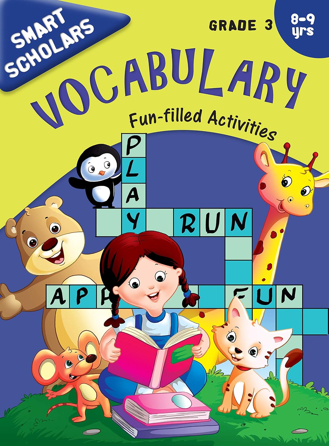 Vocabulary Fun-Filled Activity Book for Kids Grade 3: Smar Schoolars | Children’s Vocabulary Build | Language Skill | New Words | Language fluency ; 8+ Ages (Paperback)