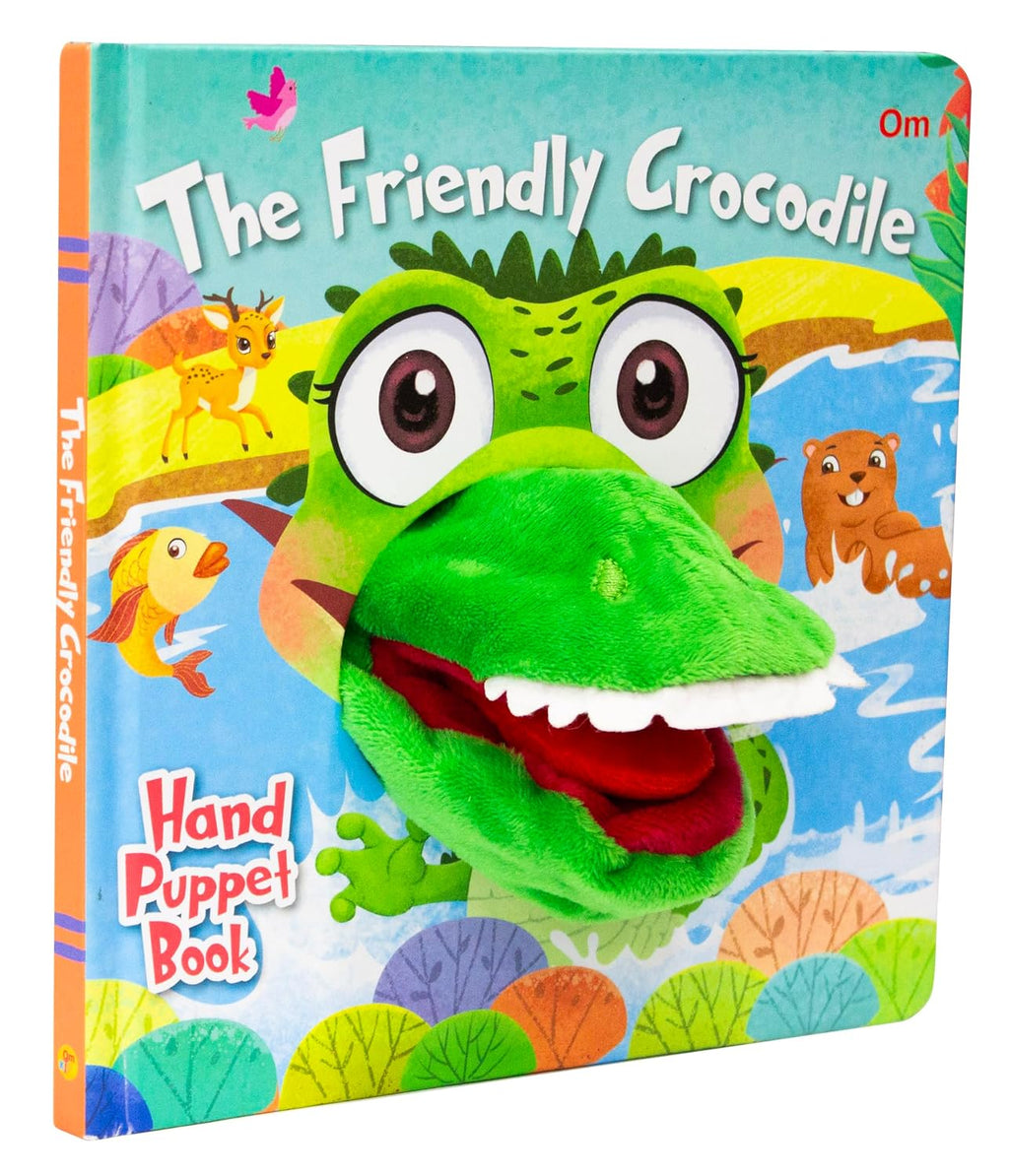 The Friendly Crocodile Hand Puppet Book for Children: Animal Hand Puppet Board Book for Babies | Fun Interactive Crocodile Toy Book | Touch and Play ... Animal-Themed Picture Book for Kids; 1+ Ages (Board book)