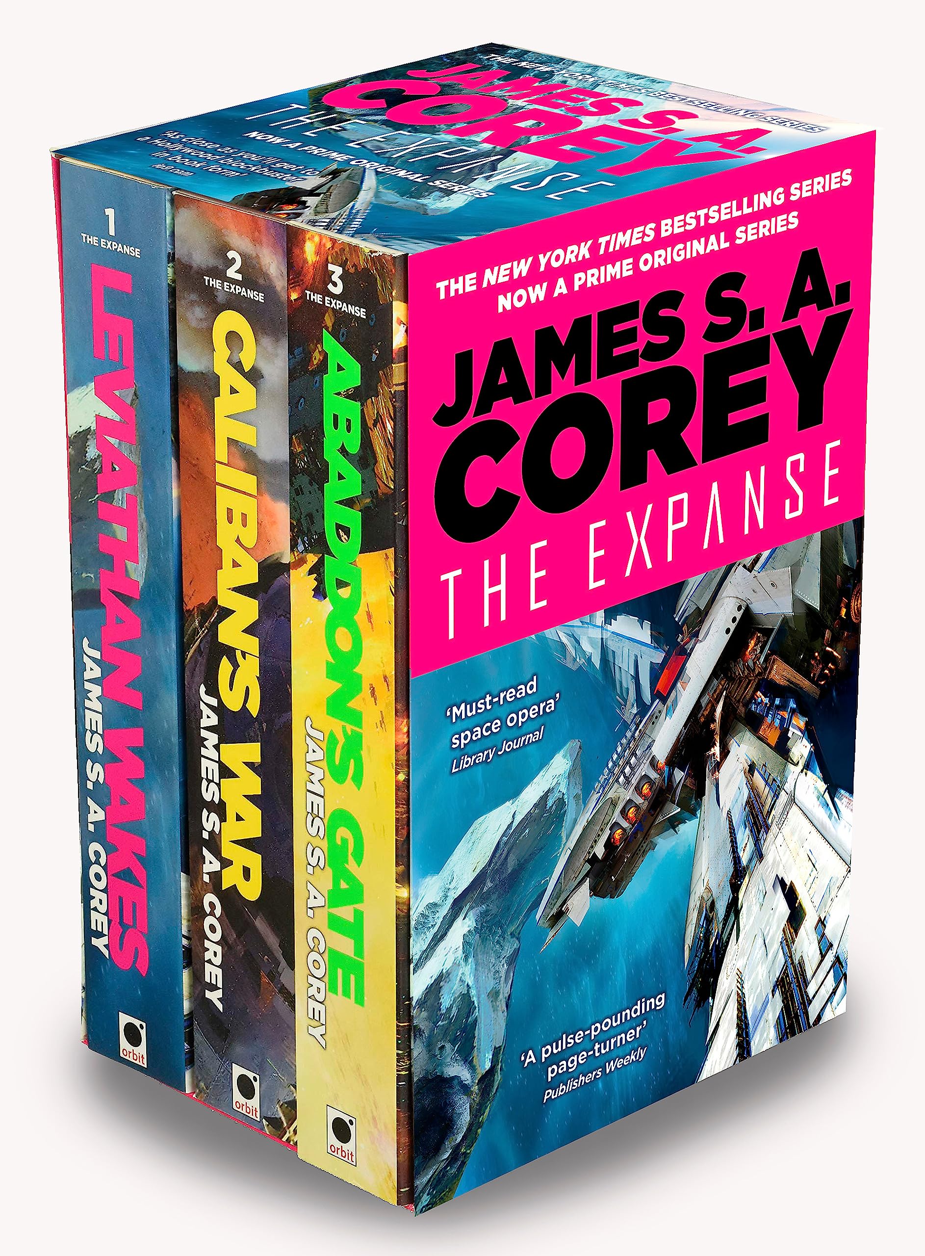 THE EXPANSE BOX SET BOOKS 1-3 (LEVIATHAN WAKES, CALIBAN'S WAR, ABADDON'S GATE)