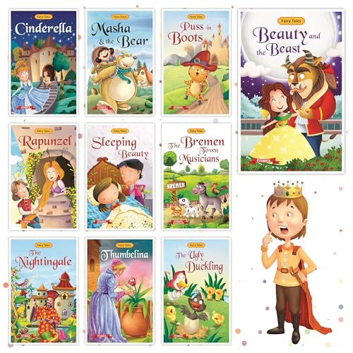 Set of 30 Classic Tales, Favourite & Fairy Tales Story Books | English Short Stories Books for 3+ | Cindrella, Rapunzel, Aladdin, Alibaba, Jungle Book, Snow White, Alice in Wonderland & Others (Product Bundle)