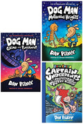 Dog Man #10: Mothering Heights & DOG MAN #09: GRIME AND PUNISHMENT & CAPTAIN UNDERPANTS AND THE PREPOSTEROUS PLIGHT OF THE PURPLE POTTY PEOPLE (Colour Edition #8) (Product Bundle)