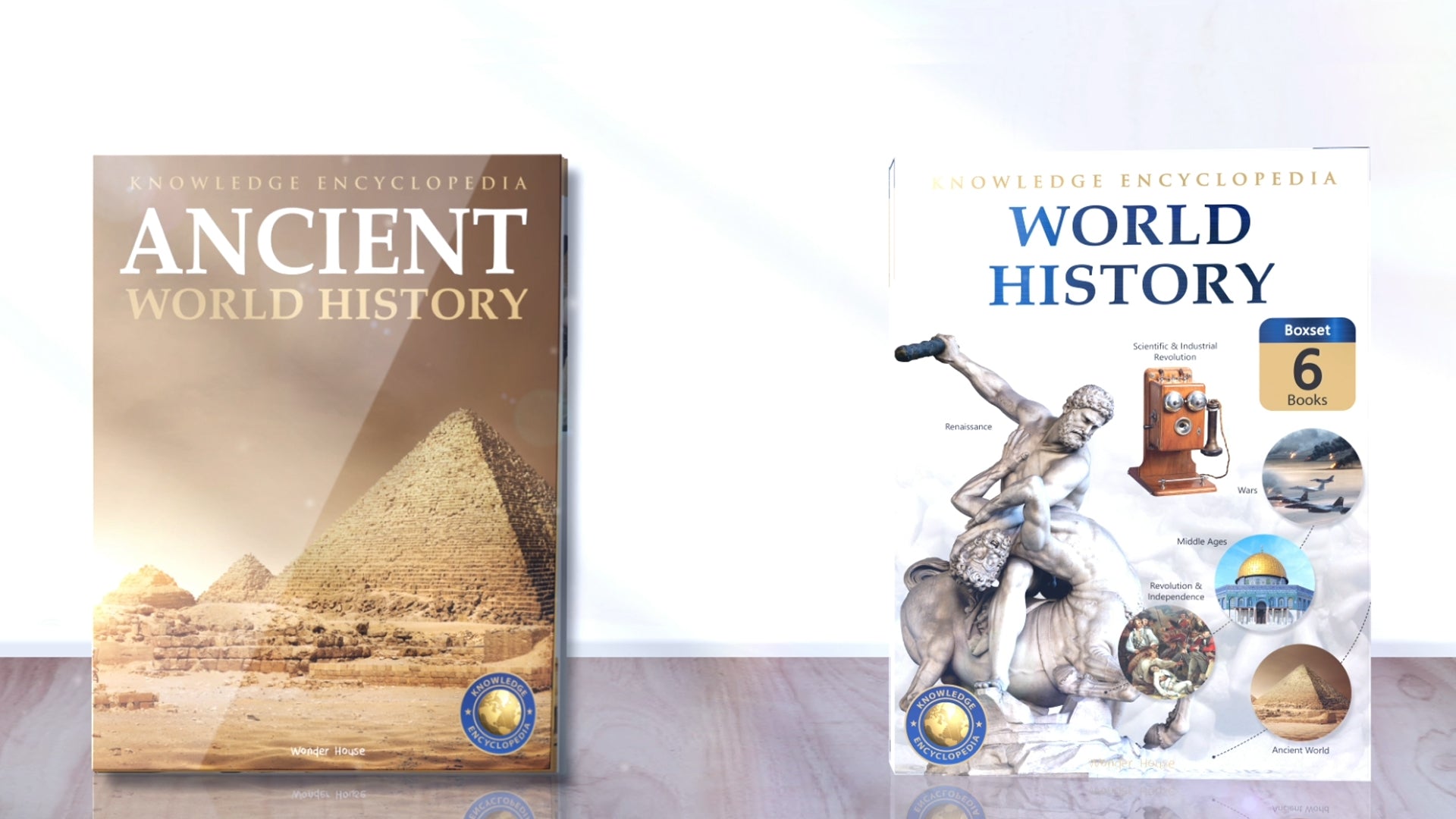 World History - Collection of 6 Books : Knowledge Encyclopedia For Children (Box Set) (Paperback)