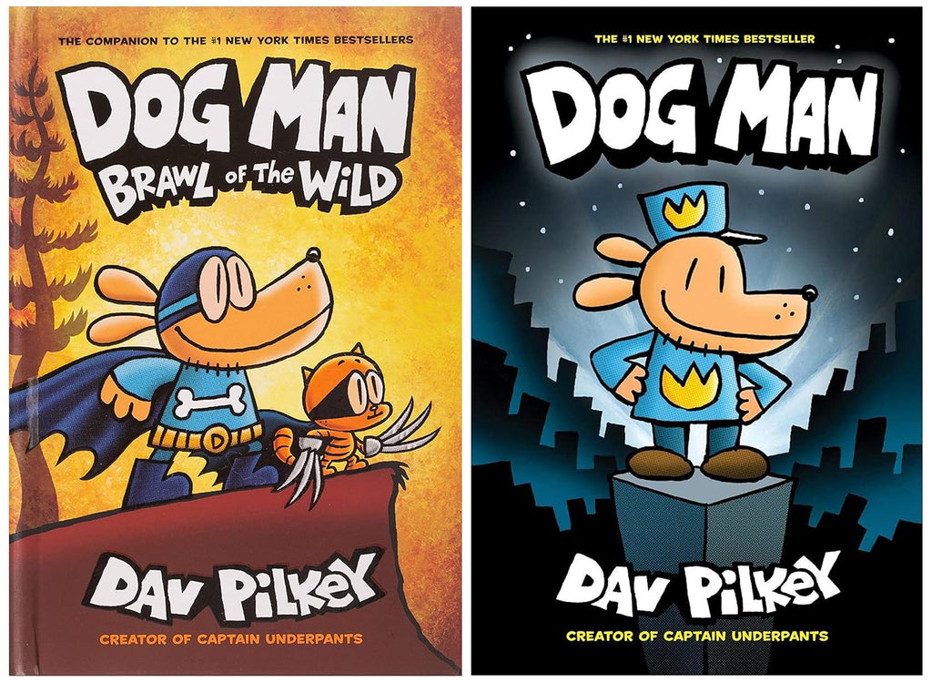 Dog Man #06: Brawl of The Wild & Dog Man: from The Creator of Captain Underpants (Dog Man #1) (Product Bundle)