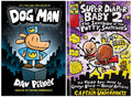 Dog Man: From the Creator of Captain Underpants (Dog Man #1) & Super Diaper Baby #02 (Product Bundle)
