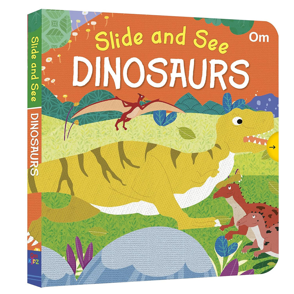 Slide and See Board Book : Dinosaurs (Board book)