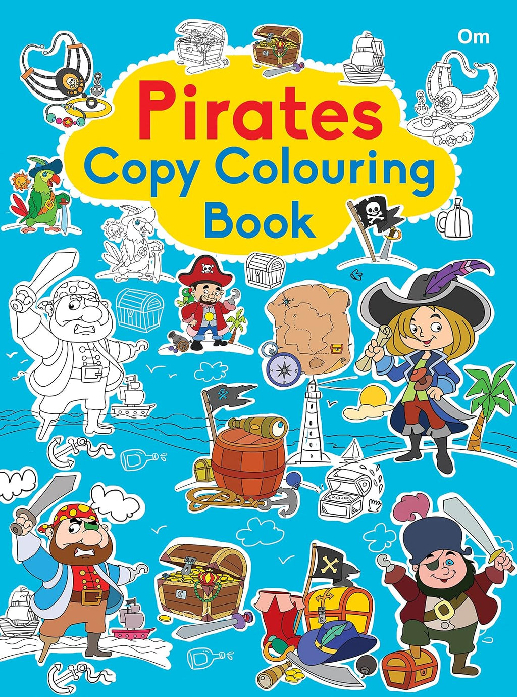 Colouring book : Copy Colouring Book Pirates (Colouring book for kids) (Paperback)