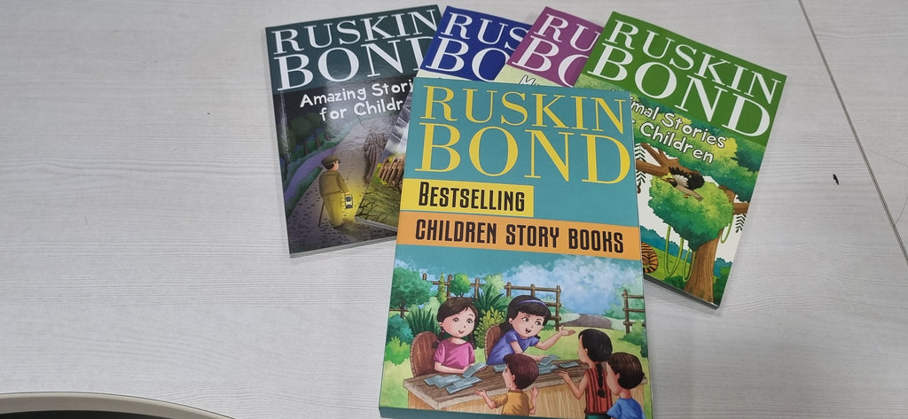 Ruskin Bond Short Stories - Set of 4 Bestselling Children Story Books (Product Bundle)