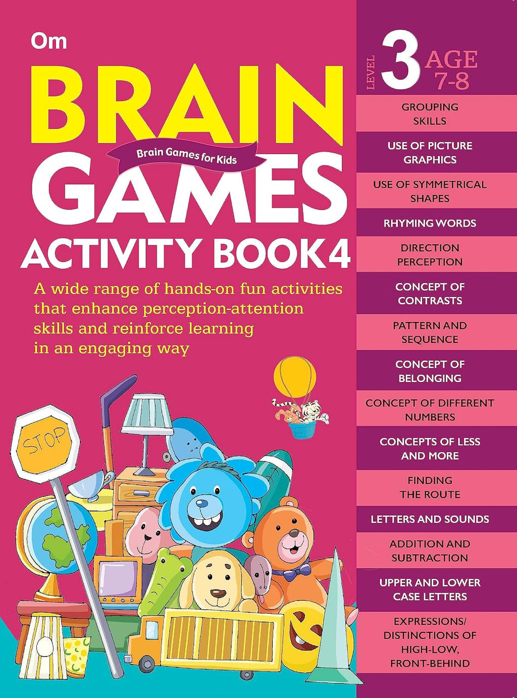Activity Book: Brain Games for Kids - Brain Games Activity Book Level 3 - Book-4 (Paperback)