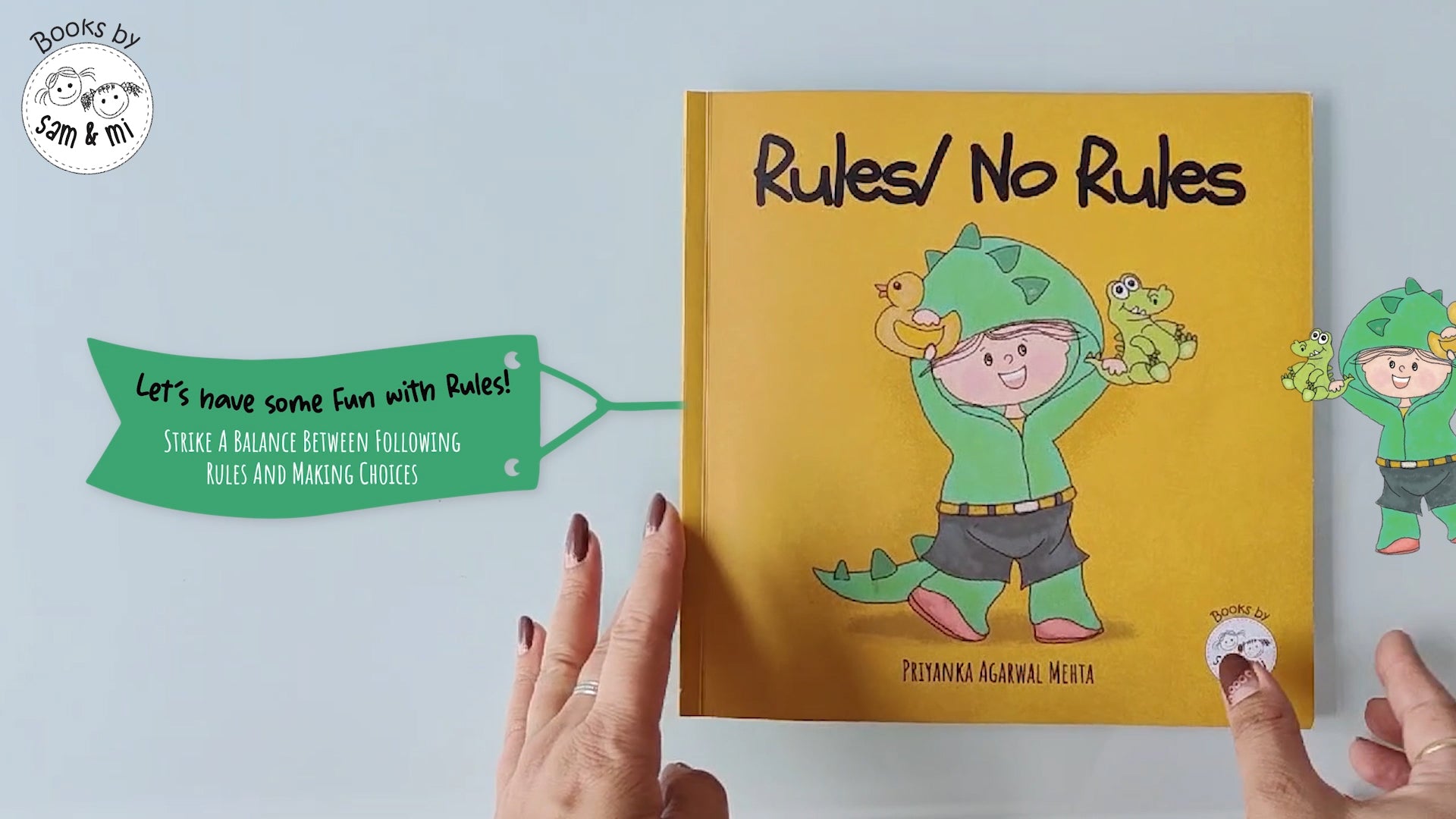 Rules/ No Rules: SEL Story Book for Kids to Teach Independence, Manners & Making Choices by SAM & MI | Interactive Picture Book for Toddlers (Ages 2 to 5)