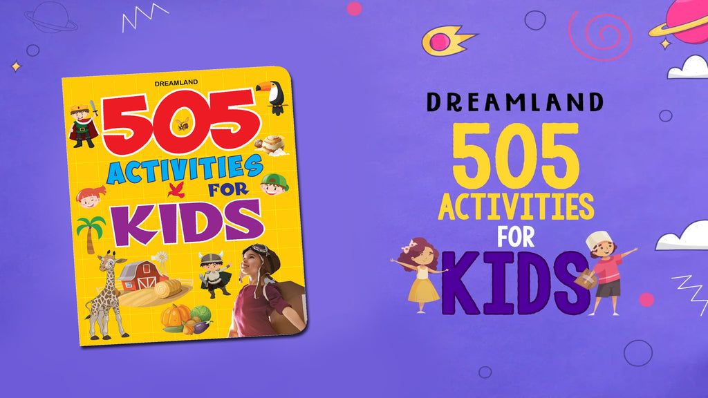 505 Activities for Kids Age 4+ with Fun-filled Educational Activities - Mazes, Connect the dots, Colouring, Word search, Picture puzzles (Paperback)