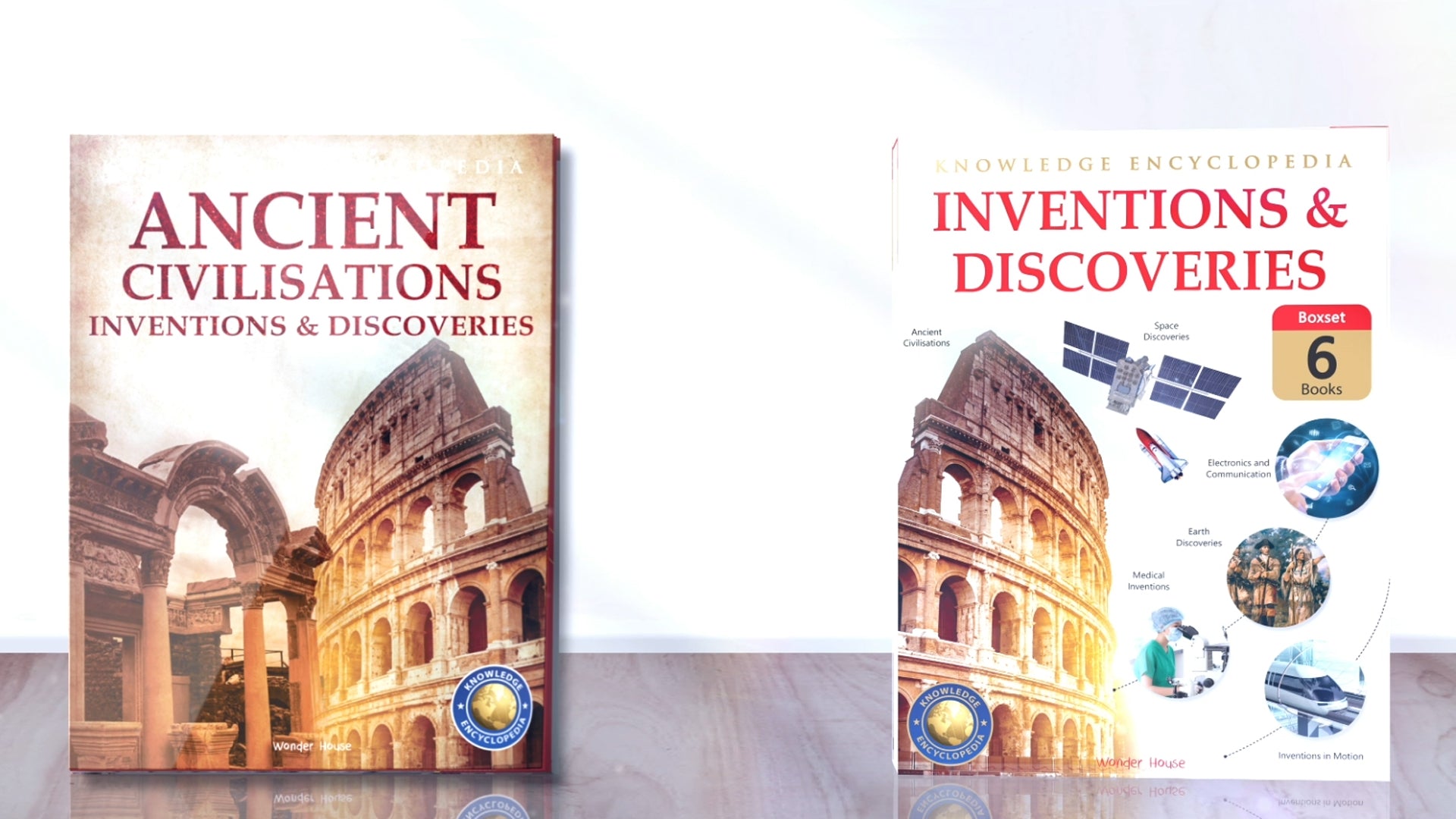 Inventions & Discoveries - Collection of 6 Books: Knowledge Encyclopedia For Children