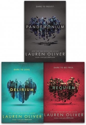 The Delirium Trilogy By Lauren Oliver- Delirium, Requiem, Pandemonium - 3 Book Pack (Shrinkwrapped)