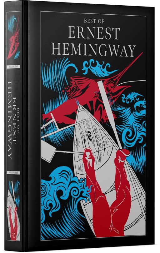 Ernest Hemingway:Collection Of Novels : The Sun Also Rises Book 1-3/ For Whom the Bell Tolls/ A Farewell to Arms 1-5/ The Old Man And The Sea(Leather-bound)