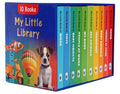 My Little Library- Boxset of 10 Board Books for Kids | Early Learning Board Books for Babies, Toddlers & Preschoolers | Includes Food, Toys, Birds, ... Animals & Things At Home | Ages 0-3 Years