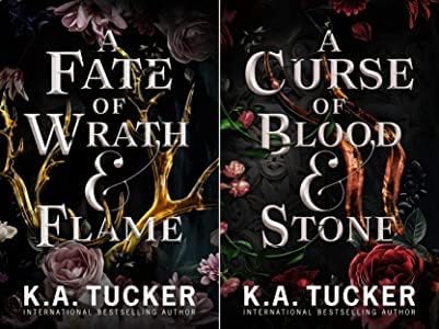 Fate & Flame 2 books collection set (A Fate of Wrath and Flame, A Curse of Blood and Stone) by K a Tucker