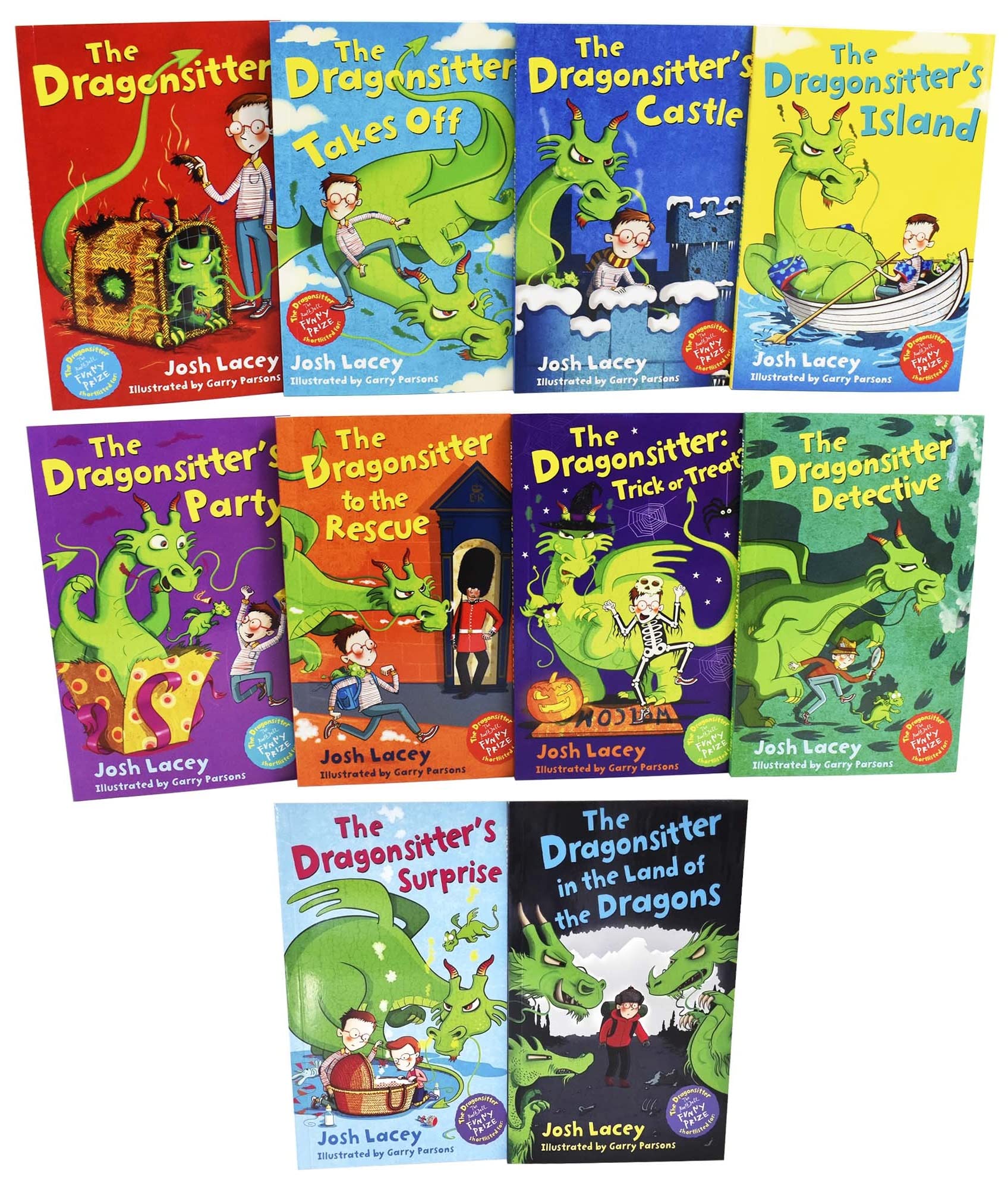 The Dragonsitter Series Collection 10 Books Set (The Dragonsitter, The Dragonsitter Takes Off, The Dragonsitter's Castle, The Dragonsitter's Island, The Dragonsitter’s Party & More…) Paperback