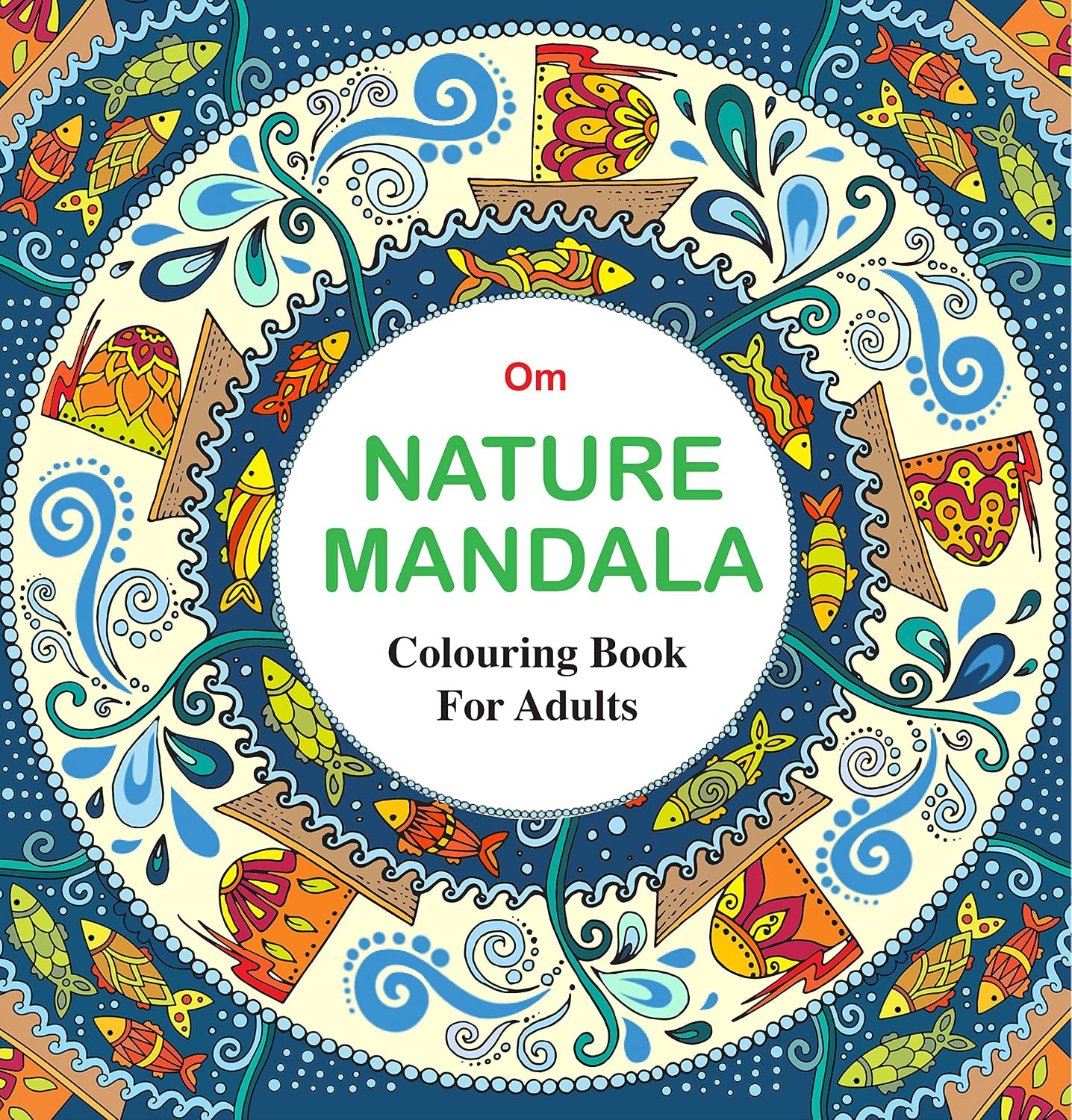 Colouring Book for Adults - Nature Mandala (Hardcover)