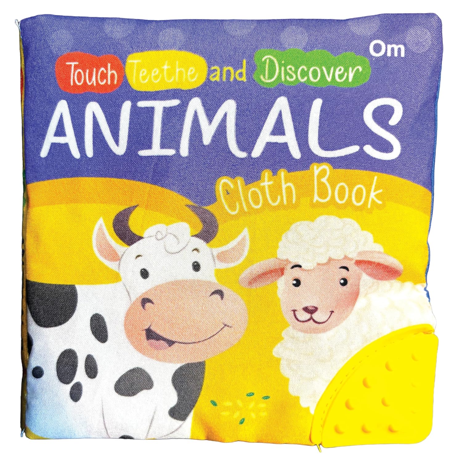 Animals Cloth Book: Touch, Teethe and Discover | A Soft Cloth book with a teether & Crinkle Sound | Novelty Book (Novelty Book)