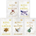 Kings of Sin Series 5 Books Collection Set By Ana Huang (King of Wrath, King of Pride, King of Greed, King of Sloth & King of Envy)