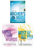 Where Love Meets Destiny Series 3 Books Collection Set ( Archer's Voice, Most of All You & More Than Words)