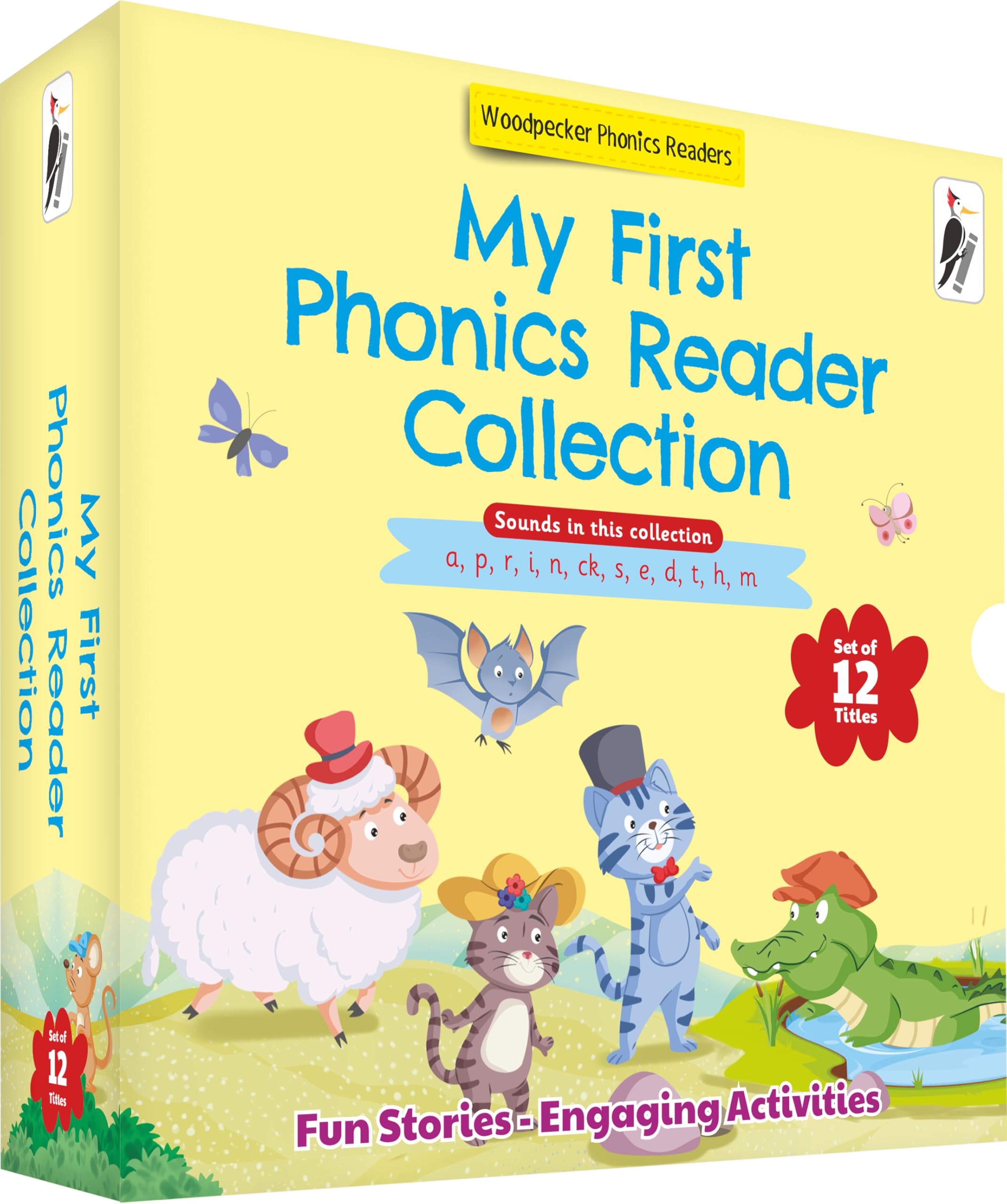 My First Phonic Readers Set – Children's Book on Reading | My First Phonic Reader | Vocabulary and Phonics | Learn to Read with Phonics | Reading ... for Kids & Preschoolers (12 Volume Boxed Set)