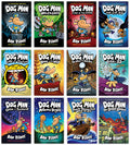 Dogman Series 1-12 Complete Books Set by Dav Pilkey Hardcover