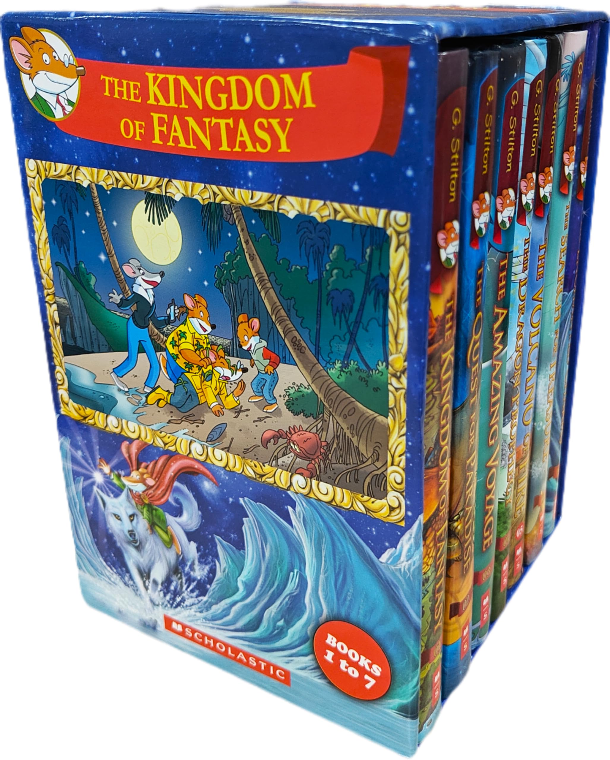 Geronimo Stilton - The Kingdom Of Fantasy Box-set (7 Books)