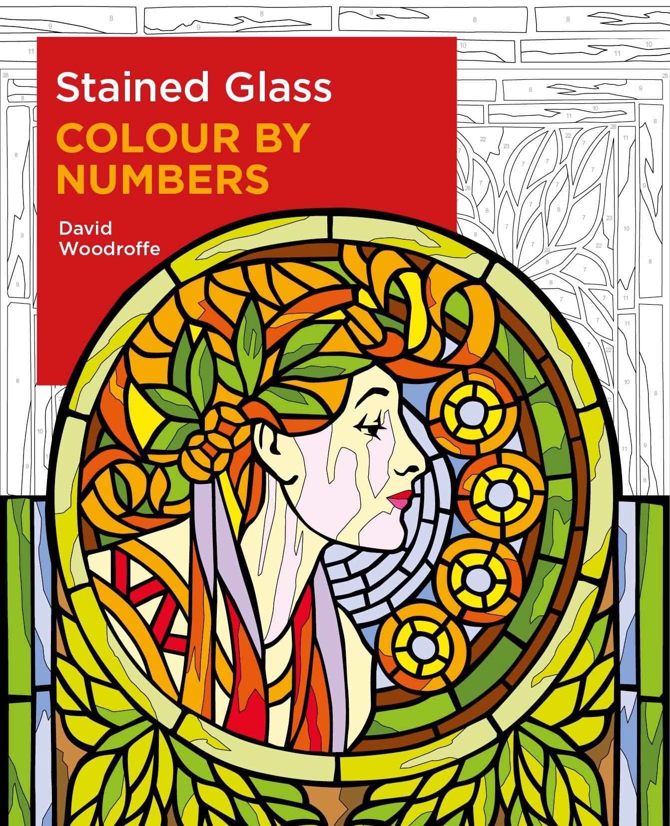 Stained Glass Colour by Numbers (Arcturus Colour by Numbers Collection)