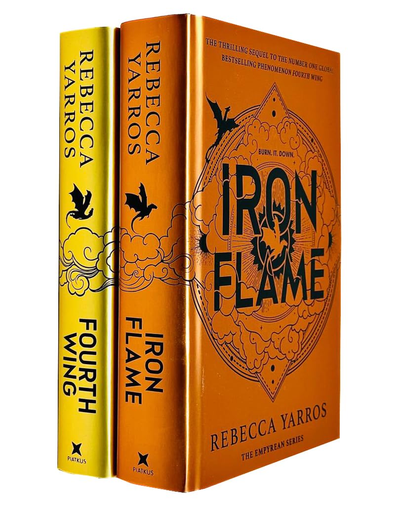 The Empyrean Series 2 Books Collection Set by Rebecca Yarros - Iron Flame, Fourth Wing.