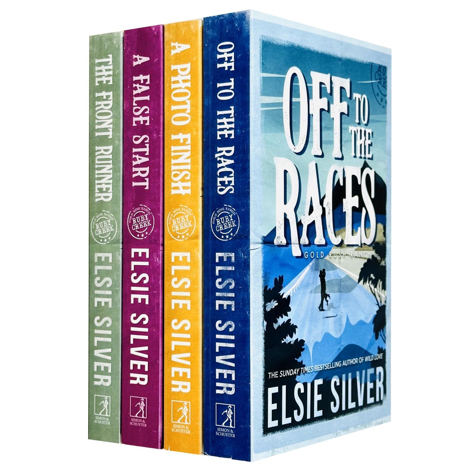 Gold Rush Ranch Series 4 Books Collection Set By Elsie Silver (Off to the Races, A Photo Finish, The Front Runner & A False Start)