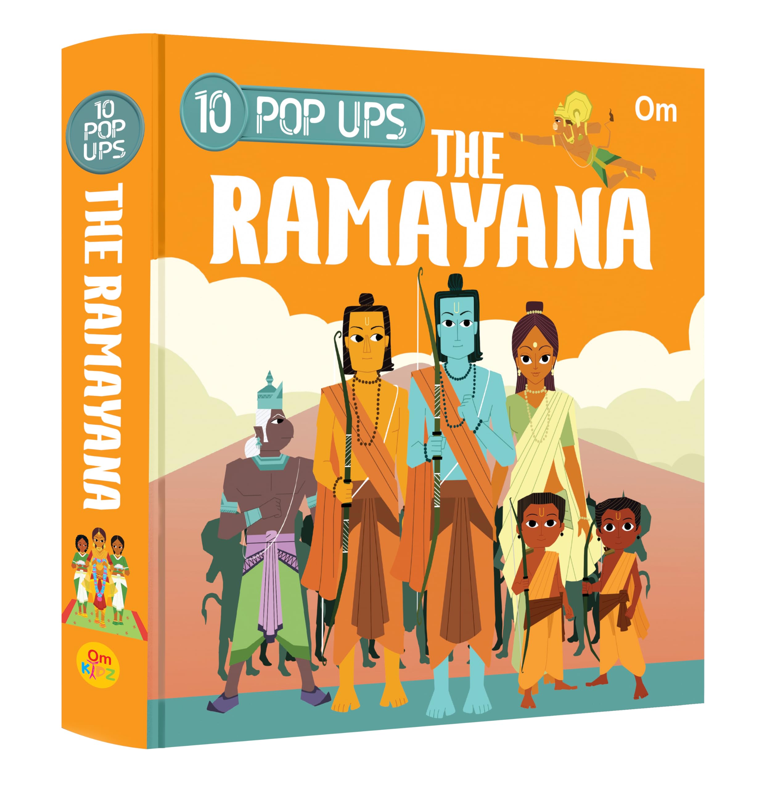 Pop Up The Ramayana Book for Kids: Little Heroes of the Ramayana | Tale of Rama and Ravana | Explore the Timeless Epic Tale in 3D | Pages of Legends & ... | Best Mythology Pop Up Book for Children